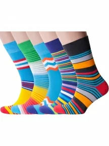 Набор из 5 пар мужских носков MSCLUB №М01, ВИ5-НМ1, микс 2