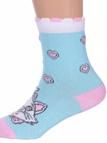 Детские носки DISNEY Conte kids, 17С-126/1СПМ, рис. 456, БЛЕДНО-БИРЮЗОВЫЕ