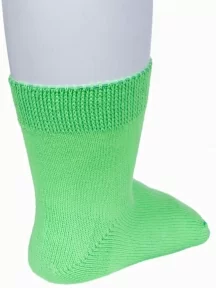 Детские носки из 100% хлопка "НАШЕ" Смоленской чулочной фабрики, С115, рис. 1, САЛАТОВЫЕ №110