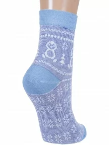 Детские носки "Борисоглебский трикотаж", 8С982, ГОЛУБЫЕ