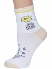 Детские носки "Борисоглебский трикотаж", 8С231, БЕЛЫЕ