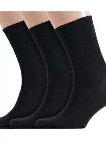 Комплект из 3 пар носков ХОХ, 3-X-3R15, ЧЕРНЫЕ
