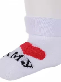 Детские носки RuSocks (Орудьевский трикотаж), Д-106, рис. 01, БЕЛЫЕ