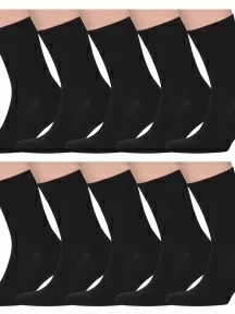 Комплект из 10 пар мужских носков MSCLUB №М00, 10-МС-ПН-01, черные