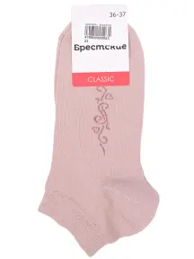 Женские носки Брестские (БЧК) рис. 657, КАПУЧИНО (14с1101)