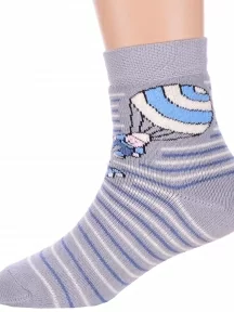 Детские махровые носки Брестские (БЧК), 14С3060, рис. 411, СВЕТЛО-СЕРЫЕ