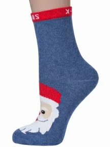 Женские носки RuSocks (Орудьевский трикотаж), Ж3-13849, рис. 03, ДЖИНСОВЫЕ