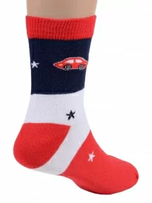 Детские носки RuSocks (Орудьевский трикотаж), Д-86, рис. 09, КРАСНЫЕ