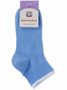 Женские носки Брестские (БЧК), 14С1302, рис. 028, ГОЛУБЫЕ