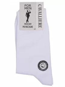 Мужские носки CAVALLIERE (RuSocks), С-330/1, БЕЛЫЕ
