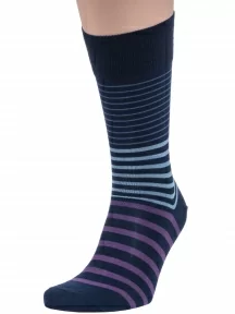 Мужские носки из мерсеризованного хлопка Sergio Di Calze (PINGONS), 15SC15, СИНИЕ