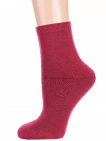 Детские махровые носки LORENZline, П15М, БОРДОВЫЕ