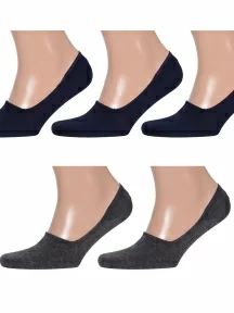 Комплект из 5 пар мужских подследников RuSocks (Орудьевский трикотаж) микс 7 (5-М-1220)