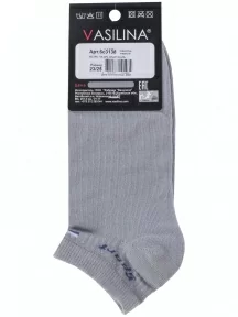 Мужские носки VASILINA, 6С3138, СВЕТЛО-СЕРЫЕ