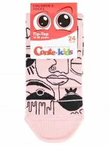 Детские носки Conte kids, 5С-11СП, рис. 562, ПЕПЕЛЬНО-РОЗОВЫЕ