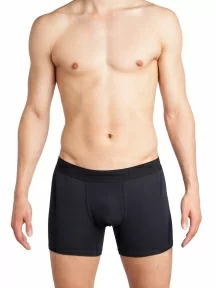 Мужские удлиненные трусы-боксеры Tuosite, TS7821-4, ЧЕРНЫЕ