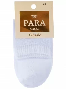 Женские носки PARA socks, L1D33, БЕЛЫЕ