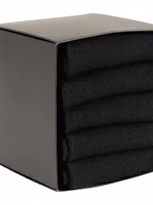 Набор из 5 пар мужских шерстяных носков (ТМ Sergio di Calze), PG-21SC2-5, черные