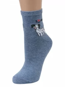 Женские носки LORENZline, Д117, ДЖИНС