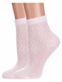 Комплект из 2 пар детских носков Hobby Line, 2-Ндх3538, ПЕРСИКОВЫЕ