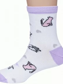 Детские носки LORENZline, Л98, СИРЕНЕВЫЕ