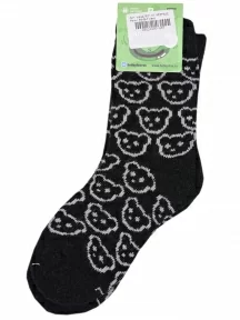 Детские теплые махровые носки Hobby Line, Ндад7621-01, ЧЕРНЫЕ