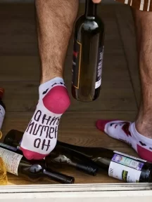 Короткие носки unisex St. Friday Socks, 90е-1239-02/13/04, "В поисках вина"