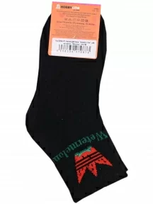 Детские спортивные носки Hobby Line, Ндх3592-07, ЧЕРНЫЕ
