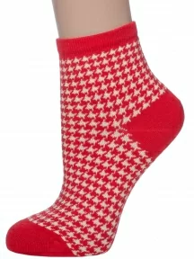 Женские носки Akos, FW41N4, КРАСНЫЕ