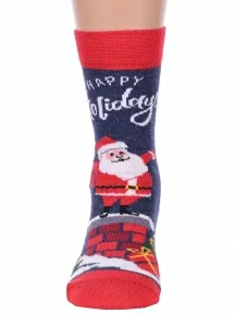 Детские носки Брестские (БЧК), 20С3079, рис. 8010, ТЕМНО-СИНИЕ МЕЛАНЖ