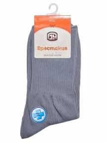 Женские медицинские носки Брестские (БЧК), 14С1202, рис. 033, СВЕТЛО-СЕРЫЕ