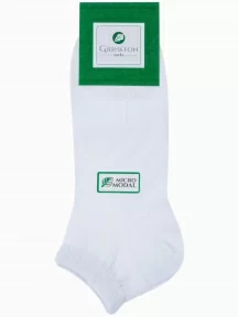 Комплект из 3 пар мужских носков Grinston socks (PINGONS) из микромодала, 3-15D10, БЕЛЫЕ