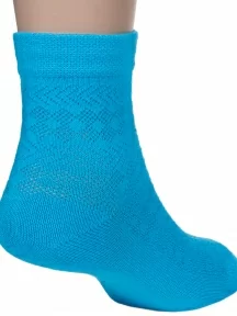 Детские носки "Носкофф" (АЛСУ), АС56, рис. 003, БИРЮЗОВЫЕ