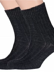 Комплект из 2 пар мужских теплых носков RuSocks (Орудьевский трикотаж), 2-М-590, ЧЕРНЫЕ