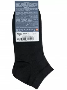 Мужские носки с сеточкой RuSocks (Орудьевский трикотаж), М3-23717, ЧЕРНЫЕ