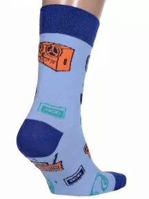 Мужские носки MSCLUB №5564, ВиМ-61Э, ГОЛУБЫЕ