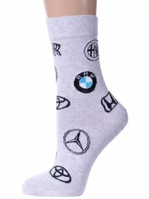 Носки унисекс Брестские (БЧК) рис. 209 СВЕТЛО-СЕРЫЕ МЕЛАНЖ (21С4200)