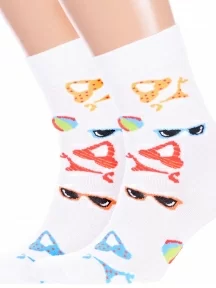 Комплект из 2 пар носков Hobby Line, 2-нус80138-2-10, БЕЛЫЕ