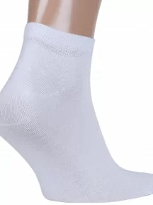 Мужские короткие спортивные носки ХОХ, SPM-180, БЕЛЫЕ