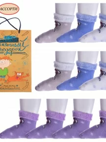 Набор для мальчиков из 10 пар махровых носков LORENZline, Л78-10, микс 3