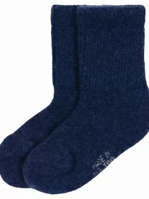 Детские носки из монгольской шерсти (Монголка), 02111, СИНИЕ