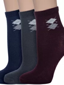 Комплект из 3 пар детских носков Akos, 3-CK41800, рис. 013, микс 1