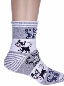 Детские носки "Красная ветка", С-1702, СЕРЫЕ