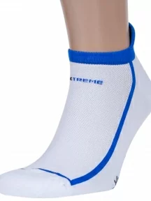 Мужские спортивные носки с махровыми пяткой и мыском ХОХ, SPM-10, БЕЛЫЕ