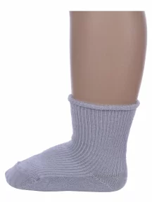 Детские носки без резинки Альтаир, С63, СЕРЫЕ