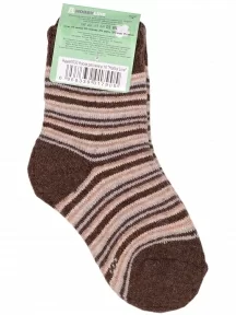 Детские теплые махровые носки Hobby Line, Ндам7630, КОРИЧНЕВЫЕ