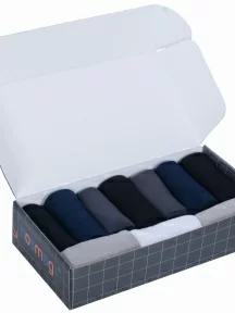 Набор из 10 пар мужских носков "Бизнес" (RuSocks / Орудьевский трикотаж), РуС-10, микс 17