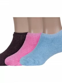 Комплект из 3 пар детских махровых носков ХОХ, 3-DZ-3R18, микс 9