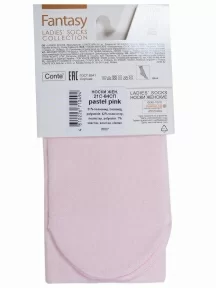 Женские носки Conte PASTEL PINK, пастельно-розовые (21С-84СП)