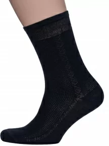 Мужские носки "НАШЕ" Смоленской чулочной фабрики, 511С4, рис. 1, ЧЕРНЫЕ №1